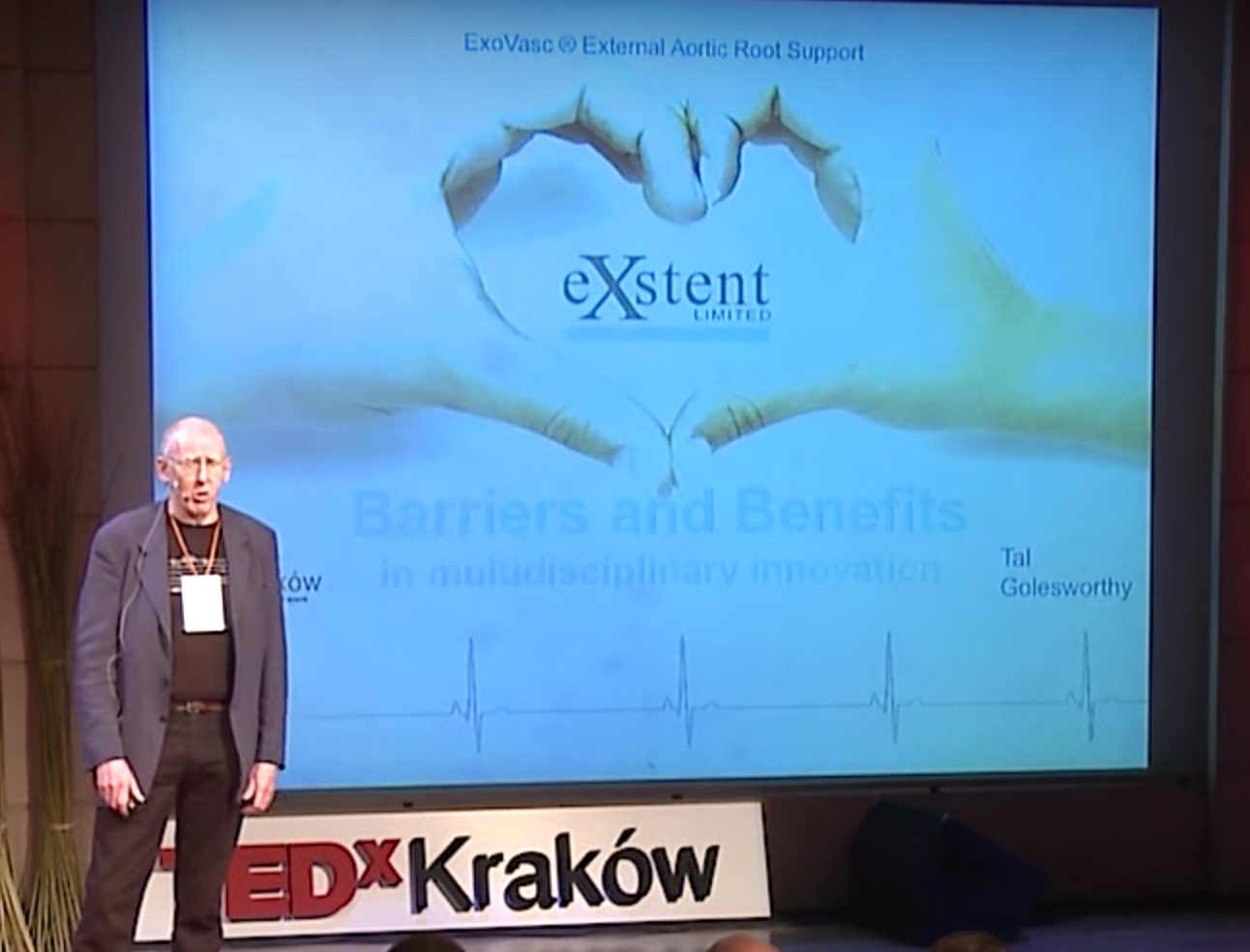Tal Golesworthy presenting the PEARS Procedure at TEDx